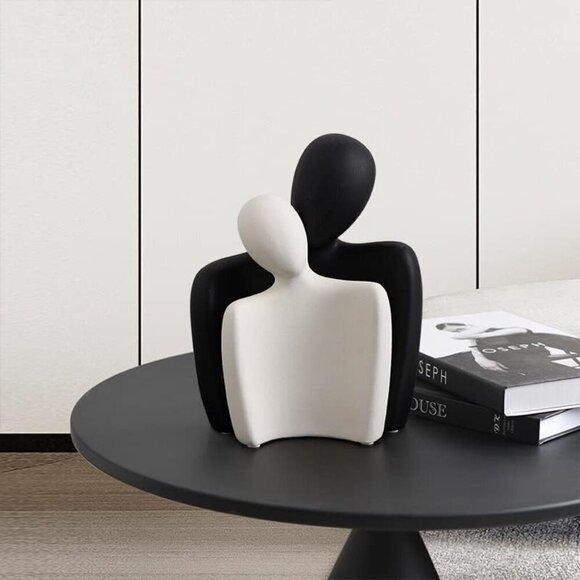 Ceramic Couple Statues for Home Décor Hugging Couple Figurines Office Dé… - Picture 10 of 13